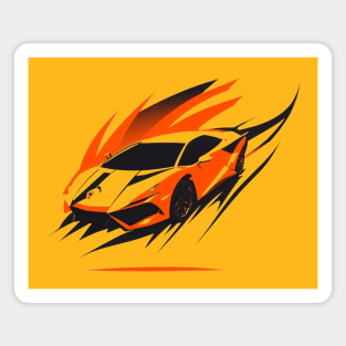 Sports Car Lamborghini Design Magnet